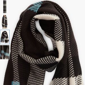 Burberry Jumbo Check Fringe Wool Scarf One Size, $1050